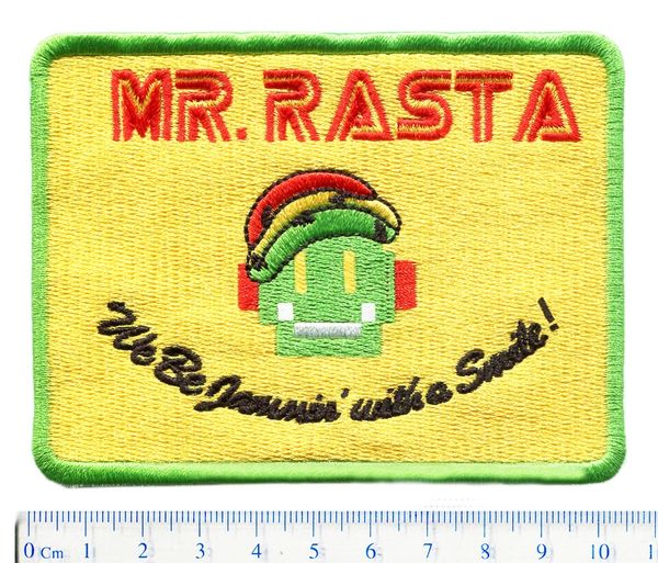 Mr. Rasta Robot Patch fsociety 10cm (Something Different)