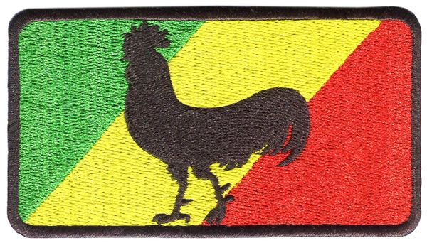 Rasta Cock Chicken Skater Patch 9.5cm x 6.5cm