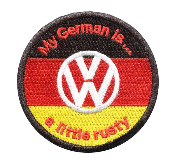 Racing Patch "My German is a Little Rusty" 8cm