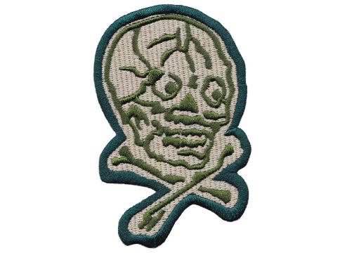 Skull Biker Patch 6.5cm