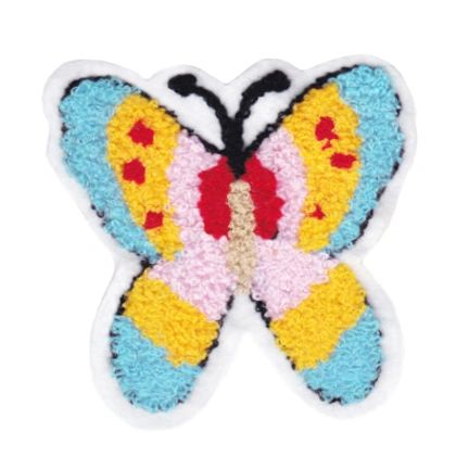 Cute Chenille Butterfly Patch 9.5cm