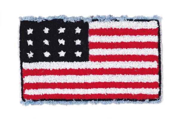 American Flag USA Chenille Patch (21cm x 13cm)