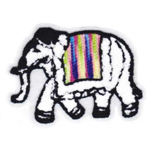 Elephant Patch Chenille 12cm