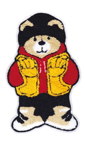 Extra Large Chenille Teddy Bear Patch (24cm)