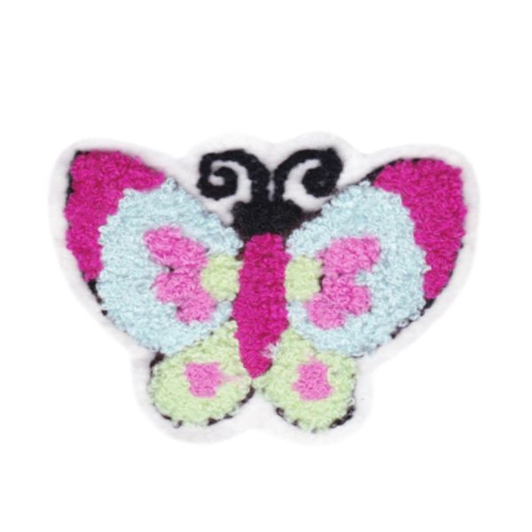 Cute Chenille Butterfly Patch 11cm