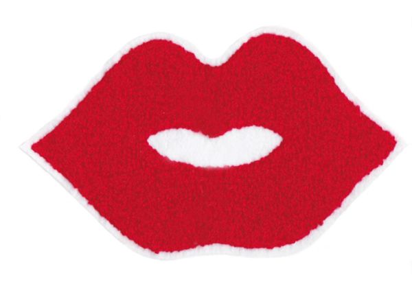 XL Chenille Lips Patch (20cm)