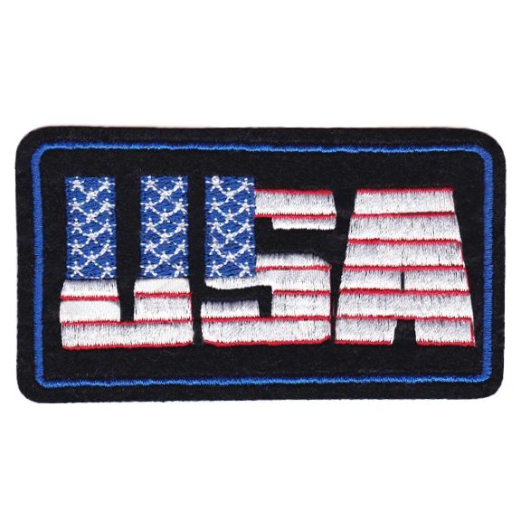 Vintage Style USA American Flag Patch 11cm