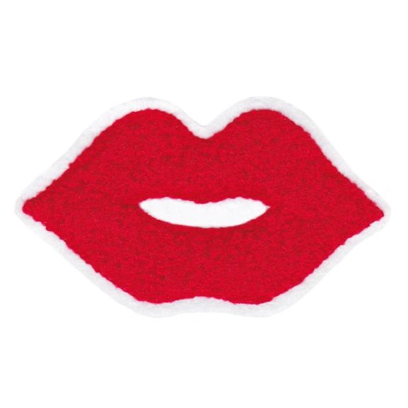 Chenille Lips Patch (10.5cm)