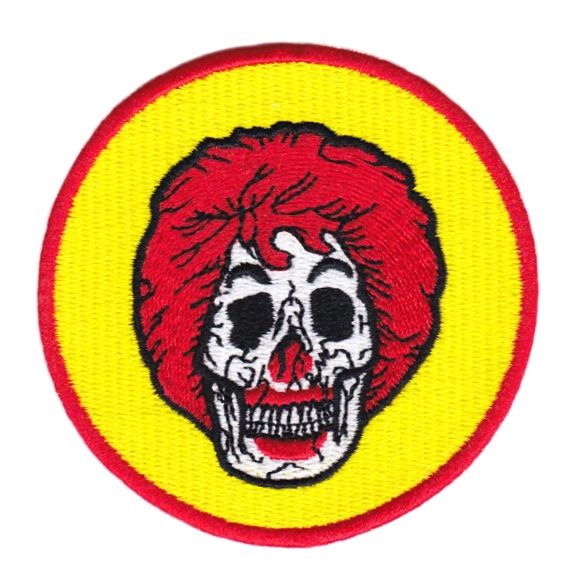 Skull Patch Ronald McSkull Clown Skull 8cm