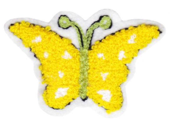 Cute Chenille Butterfly Patch 10cm