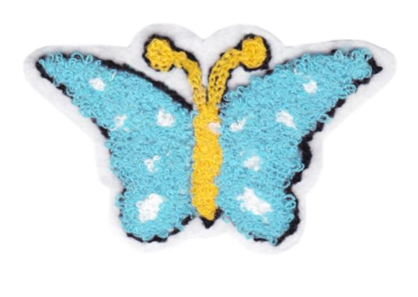 Cute Chenille Butterfly Patch 10cm