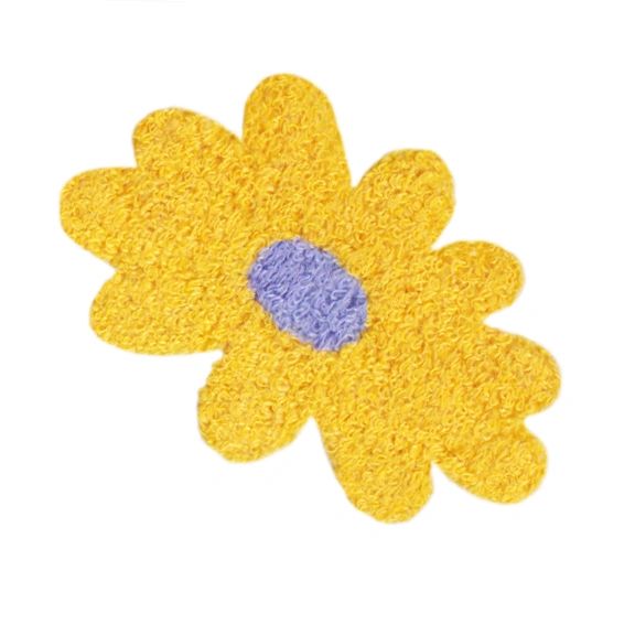 Cute Chenille Flower Patch 10.5cm