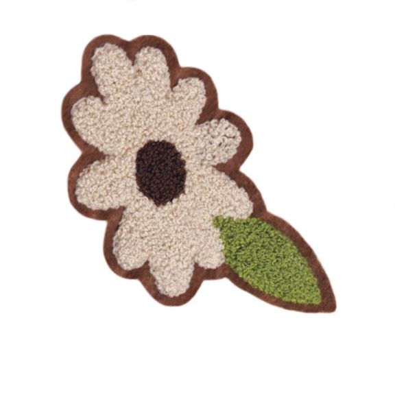 Cute Chenille Flower Patch 15cm