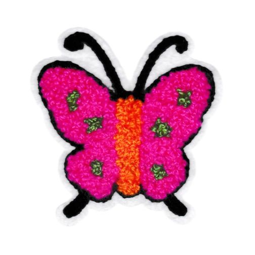 Cute Chenille Butterfly Patch 10cm