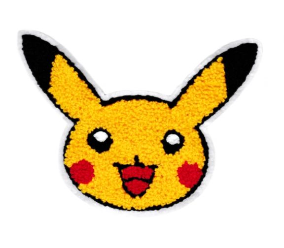 Cute Chenille Pokemon Pikachu Patch 15cm