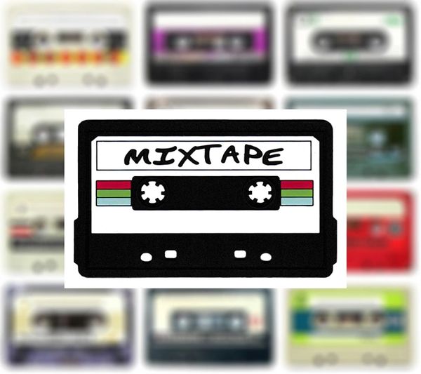 Mixtape Patch DJ PVC Rubber 10cm