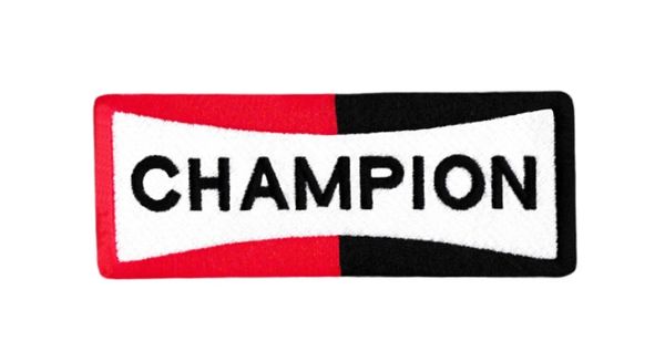 Champion Racing Spark Plugs Patch 11.5cm