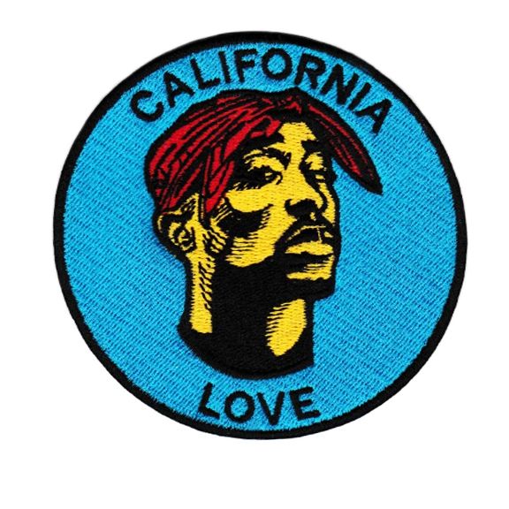 Tupac California Love Patch 9cm