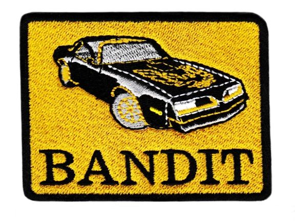 Vintage Style "Bandit" Trans Am Patch 8.5cm