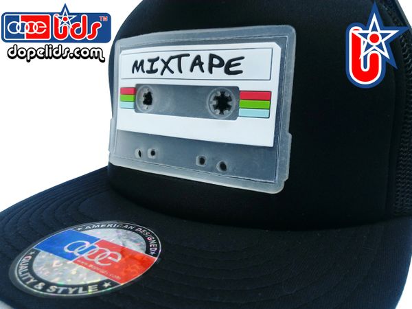 smARTpatches Truckers Clear Mixtape Black Trucker Hat