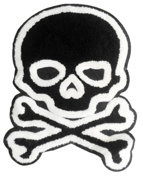 Cool Chenille Skull Patch XXL Extra Large 30cm