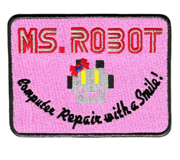 Ms. Robot Patch fsociety Ms. Robot (10cm x 7.6cm) (4 inches x 3 inches)