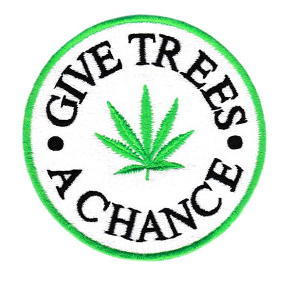 Cool "Give Trees A Chance" Patch 8cm