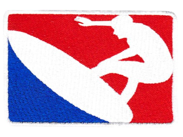 Cool Major League Surfing Surfer Patch 10cm