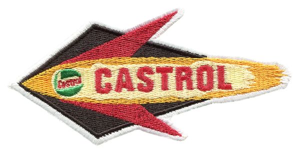 Vintage Style "Castrol" 1950's Oil Patch 13cm