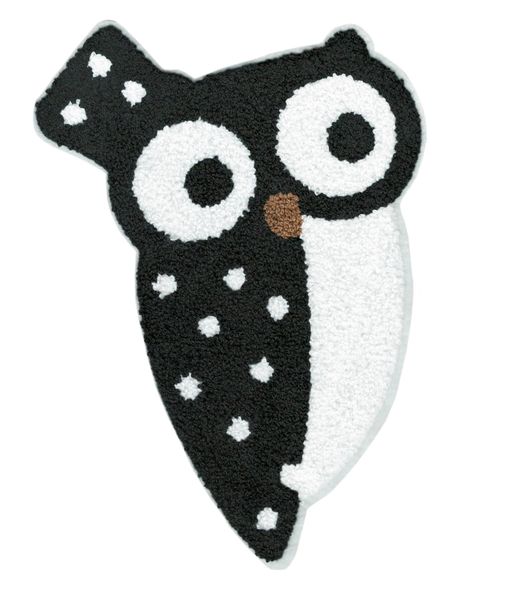 Adorable & Cute Chenille Owl Patch XXL Extra Large 28cm Applique