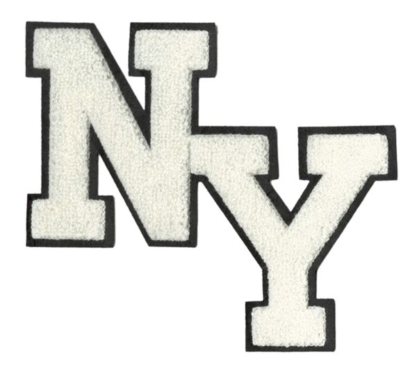 Stylish Chenille NY New York Patch 20cm Applique
