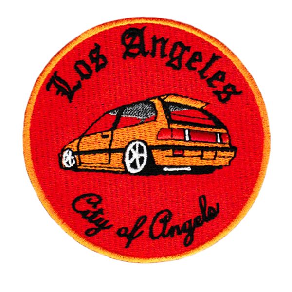 Vintage Style Los Angeles "City of Angels" JDM Street Racer Low Rider Patch 9cm Applique