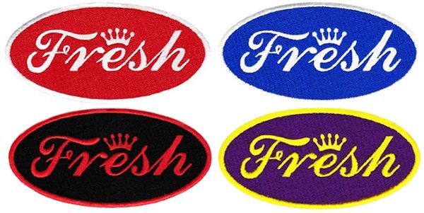 Cool "Fresh" Patch Dope DJ Hip Hop Club 10cm