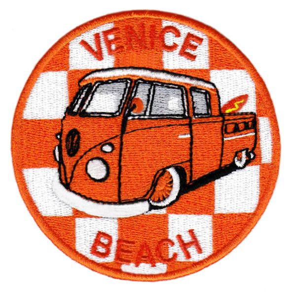 Vintage Style Venice Beach Surfing Surfer Patch 9cm
