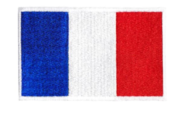 French Flag France Patch 9cm x 6cm