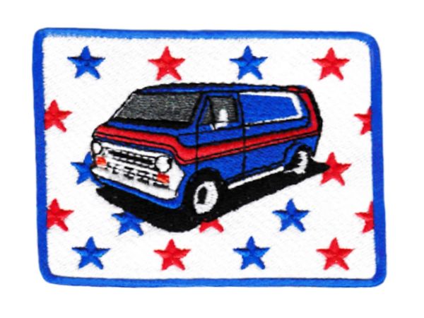 Keep on Truckin' Style Vintage Custom Van Shaggin' Wagon Patch 8.5cm