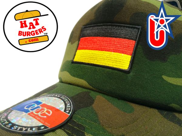 smartpatches Truckers German Flag Germany Trucker Hat Curved Bill (Camo)