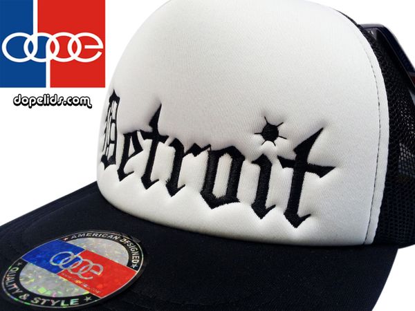 smartpatches Detroit Vintage Style Trucker Hat