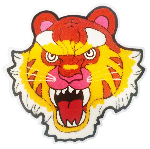 Extra Large Chenille Tiger Patch XXL (26.5cm) Applique