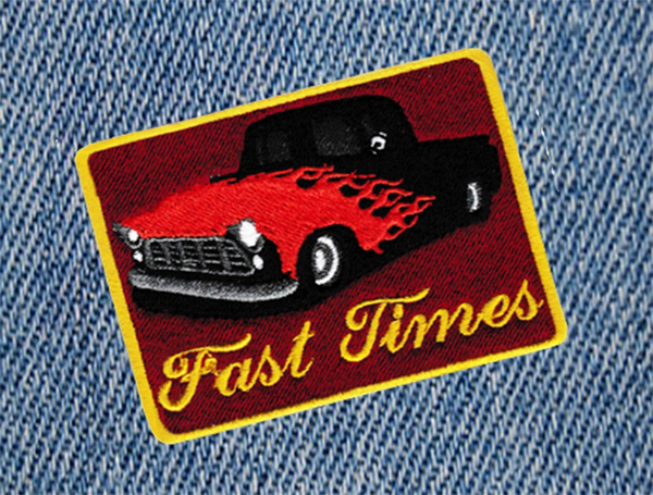 Fast Times Vintage Pickup Patch 8.5cm