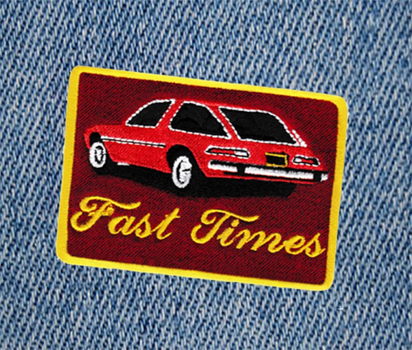 Fast Times Vintage AMC Pacer Car Patch 8.5cm