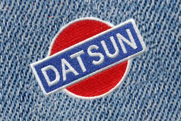 Vintage Style Datsun Patch 8cm