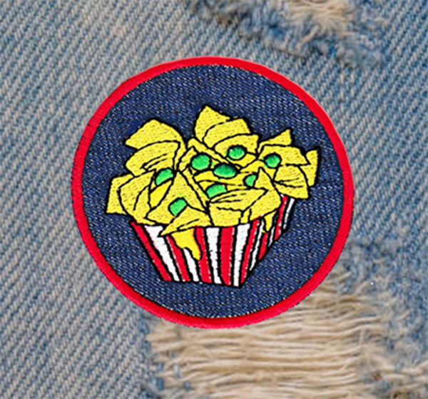 Cute Nachos Patch 7.5cm Applique