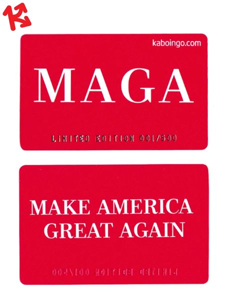 MAGA Make America Great Again Kaboingo Card Limited Edition/500