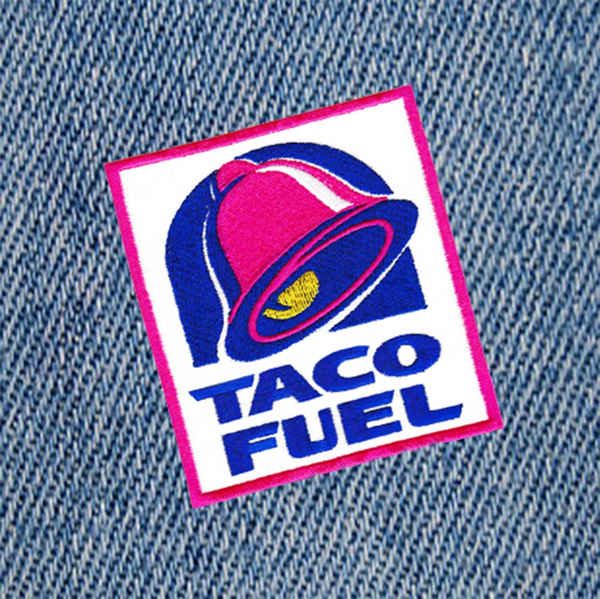 XL Taco Fuel Patch 10.5cm Applique