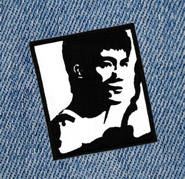 Large Bruce Lee Kung Fu Patch 10cm Applique