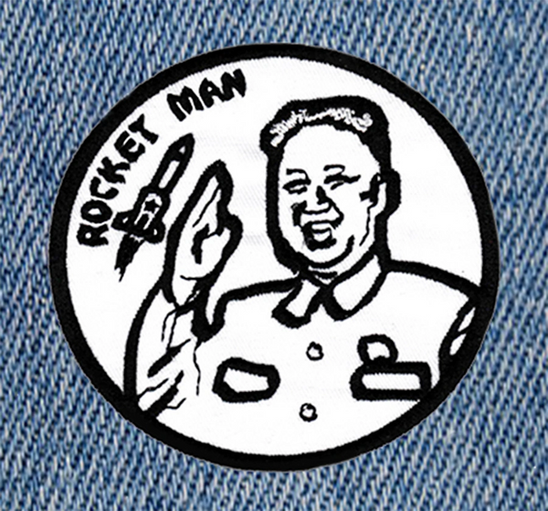 Cute & Funny Rocket Man Patch 8cm Applique