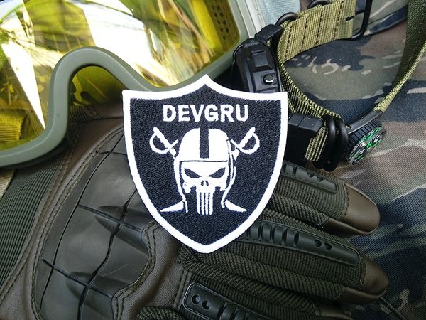 Cool USA tactical Military Custom DEVGRU Tribute Morale Patch Seal Team 6 Applique 7.5cm