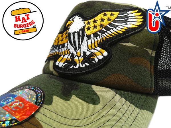 smARTpatches Truckers Golden Eagle Trucker Hat