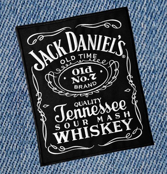 XXL Vintage Style 70's 80's Jack Daniel's Patch 30cm / 12 inches